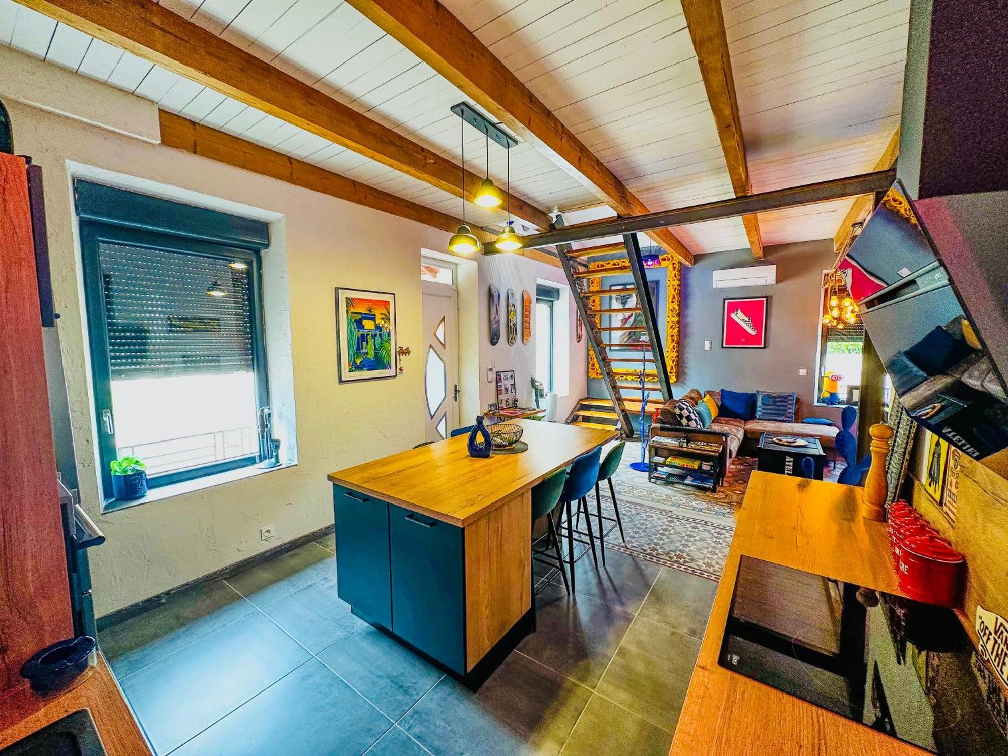 Villa Loft Modern Avec Jardin Piscine Et Pool House Lavalette Exterior foto