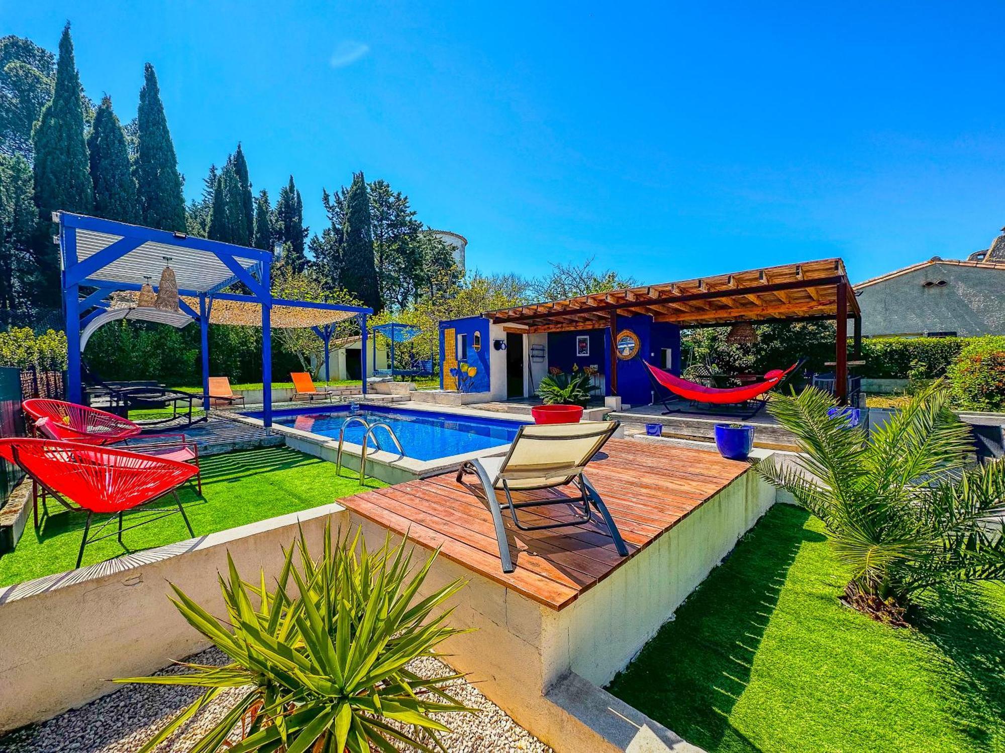 Villa Loft Modern Avec Jardin Piscine Et Pool House Lavalette Exterior foto