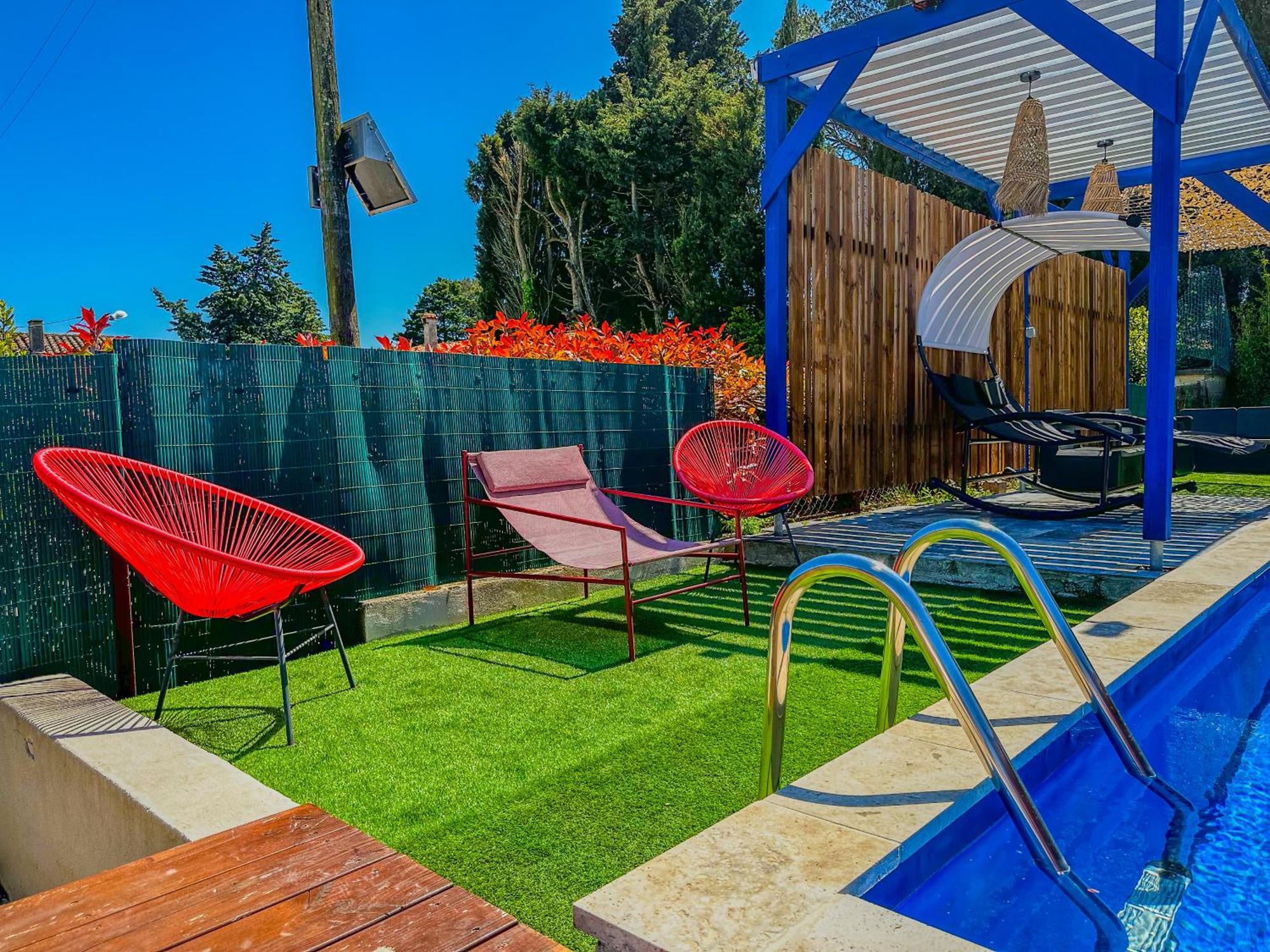 Villa Loft Modern Avec Jardin Piscine Et Pool House Lavalette Exterior foto